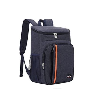 Sac à Dos Isotherme à Glacière 22L,Sac de Pique-Nique Sac Isotherme Portable Cooler Backpack Bag, pour Hommes Femmes pour Déjeuner Plage Camping BBQ Travail Ecole Pique-Nique（Bleu）