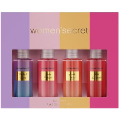 women'secret Body Mist Senses Gift Set Body Spray Body Spray for Women 4 x 50 ml