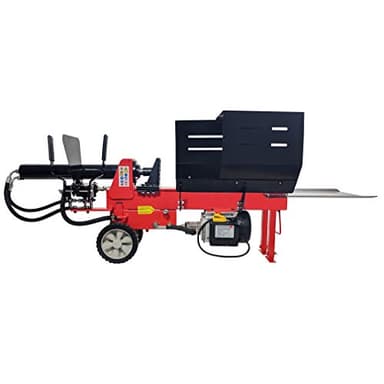 CROSSFER® Fendeur de bois couché, 8 tonnes, fendeur de bois électrique, 230 V, fendeur de bois hydraulique, de qualité supérieure, 8 tonnes (230 V))