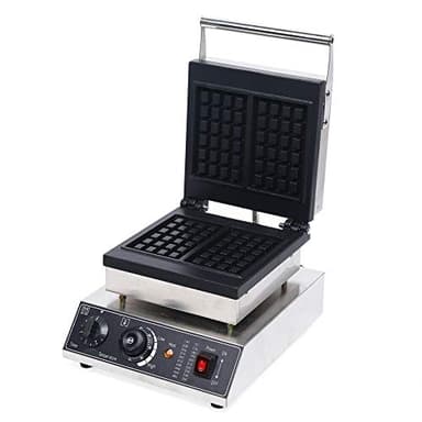 Gaufrier professionnel - Gaufrier - Gaufrier commercial - Anti-adhésif - 1,5 kW