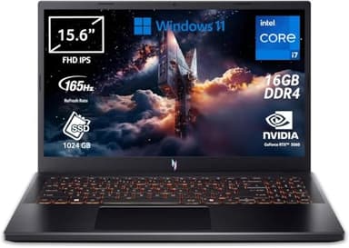 acer Nitro V 15 (ANV15-51-5678) PC Portable Gamer 15,6" Full HD | NVIDIA GeForce RTX 5060 | Intel Core i7-13620H | 16 Go RAM DDR5 | 512Go SSD | Windows 11