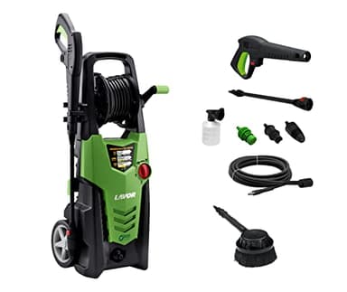 Lavor Nettoyeur Haute Pression Planet 160 WPS avec Programmes de Lavage WPS, Enrouleur et Brosse Rotative, Puissance 160 Bar Max, Débit 510 l/h Max, Moteur 2500W