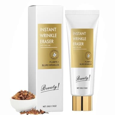 Skips the Line Crème Effaceur De Rides Instantané,Sérum Anti-Rides Lotion Raffermissante,Crème D'elasticité Pour La Peau,Raffermit La Peau,Nourrit En Profondeur,Anti-Ridés Immèdiat (1)