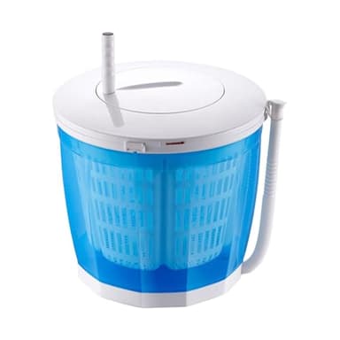 Laveuse manuelle 2 en 1 avec essorage - Solution de lavage multifonction - Machine à laver portable pour petits espaces - Dortoirs - Pour petits espaces