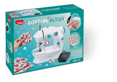 Maped Creativ - Couture Design - Machine à Coudre pour Enfants - Kit Complet pour Débutants - Apprendre à Coudre en S'amusant - Sécurité et Facilité d'utilisation - A partir de 8 Ans