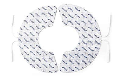 axion 2 électrodes Genoux Electrostimulateur avec Connexion Filaire 2 mm | Electrostimulation TENS EMS | Réutilisable et Pratique à appliquer