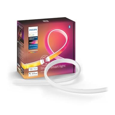 Philips Lighting 929002995001 Philips Hue White and Color Ambiance lightstrip Extension 1 mètre, Blanc