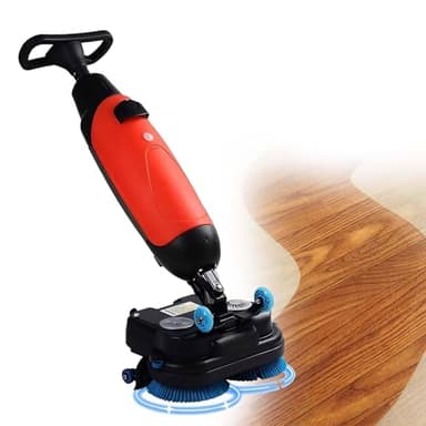 LMYYDES Autolaveuse compacte Professionnelle avec réservoirs séparés de 4 L et 6 L, brosses de Nettoyage motorisées de 45 cm (18 Pouces), sans Fil et alimentée par Batterie 36 V. A