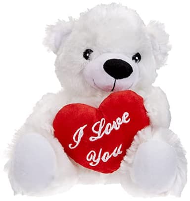 Ours en Peluche avec Cœur Brodé I Love You - Un Cadeau Tendre et Affectueux