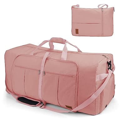 Urtala Sac de Voyage Pliable pour Homme et Femme 120 l Grand Weekender avec Compartiment à Chaussures, Sac à Main étanche
