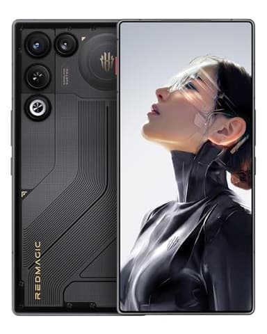 REDMAGIC 11 Air 144Hz Smartphone Gaming, 5G Android Téléphone Portable, 16GB RAM+512GB ROM, Snapdragon 8 Elite, 6.85" OLED Écran, FHD+, 50MP Caméra, 80W Chargeur, Dual-Sim, NFC Noir