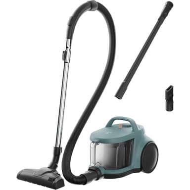 Electrolux Clean 300, EL31C2OG, Aspirateur sans Sac, Technologie cyclonique, Filtration HEPA en 4 étapes, Brosse Combifloor, Capacité du bac à poussière 2L, Rayon d’Action 8m, 78 DB, Olive Green