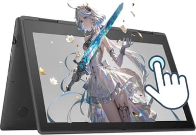 HP ProBook X360 11 G6 EE Ordinateur portable professionnel 2 en 1 à écran tactile 11,6 ", Intel Core i5-10210U, 8 Go de RAM, SSD 256 Go, clavier QWERTY, Windows 11 Pro (reconditionné)