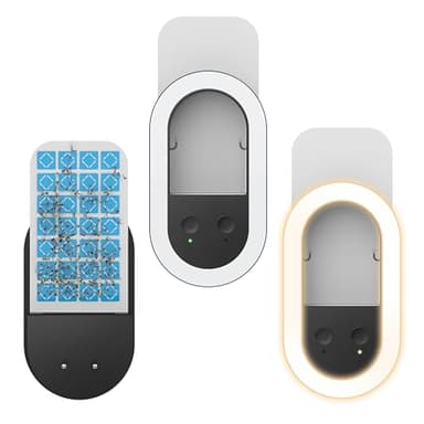 Lot de 2 pièges à Mouches d'intérieur (2 appareils + 10 Cartes de Colle), Lampe de Nuit, Anti-moustiques, piège à Insectes Volants enfichable pour moustiques, Mouches, Mouches des Fruits, Mites