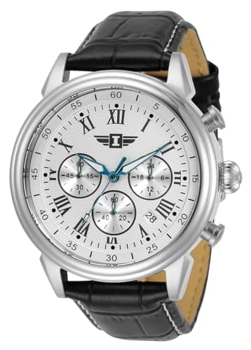 Invicta IBI Montre Homme mouvement à quartz en acier inoxydable - 44mm