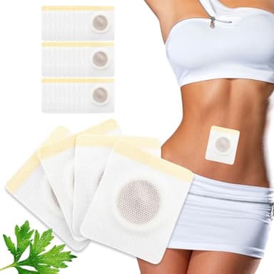 GWAWG Patch Ventre PlatPatchs Amincissants pour Perdre du Poids, Brûleur de Graisses Abdominales, Amaigrissement Et Perte De Poids Patch Nombril,Taille de Graisse Abdominale, Anti - Cellulite (30)