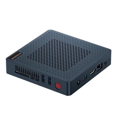 BOSGAME AG40 Windows 10 Pro Mini PC, processeur Intel Celeron N4020 jusqu'à 2.8 GHz, 4Go de RAM, 64Go de SSD, USB3.2 HDMI2.0, Emplacement SD, Bureau léger, Caisse enregistreuse, Affichage numérique