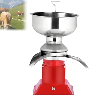 AiODiO Écrémeuses électriques en Acier, écrémeuses pour Lait de chèvre, écrémeuses centrifuges, débit 50 l/h, 30 W, 10 500 TR/Min, pour Lait de chèvre et de chamelle. Squarebase