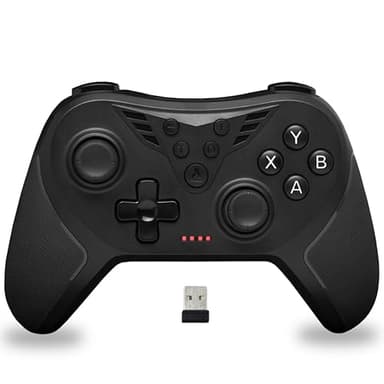 The G-Lab - K-Pad Helium WL- Manette PC sans fil Rechargeable - 2.4 Ghz, Vibrations Ajustables, 12 boutons, 4 gâchettes (2 personnalisables), Mode Turbo, Macros,Manette PC gamer (Windows 10,11) & PS3