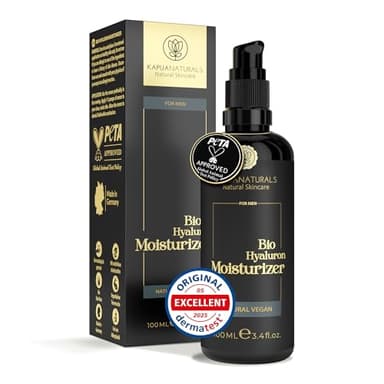 Crème Visage Homme 100 ml • +Guarana +Acide Hyaluronique +Lipides Végétaux • Soin Hydratant Anti-Âge pour Hommes • Crème Visage Rafraîchissante • Anti-Âge Made in Germany