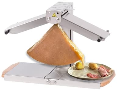 Appareil Raclette Traditionnelle 1-6 Pers – Louis Tellier Brézière® Signature Inox – Fabriqué en France, Durable, Facile à Nettoyer – Service à la Table et Convivialité