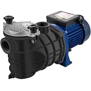 VEVOR Pompe Piscine Filtration 15000 L/h, 1 HP Pompe Circulation Eau avec Panier Filtre Amovible, Pompe à Filtre 750W, Hauteur de Levage Max. 14,5M pour Piscines Spas Sources Thermales