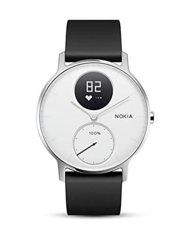 Withings Steel HR - Montre intelligente hybride - Tracker d'activité avec GPS connecté, moniteur de fréquence cardiaque, moniteur de sommeil, résistant à l'eau avec une autonomie de 25 jours