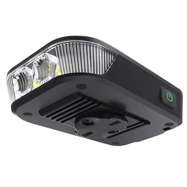 RAVEMEN FR500 500 Lumens Feu Avant de Vélo pour la Conduite de Nuit et de Jour, Compatible avec Garmin/Wahoo Compteurs Vélo, 6 Modes USB C étanchéité IPX6 pour Le Vélo de Route et Le Vélo Urbain