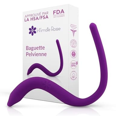 Intimate Rose Baguette Pelvienne Pour Points de Pression et de Stimulation des Muscles du Plancher Pelvien – Pour Hommes et Femmes – Thérapie Pelvienne