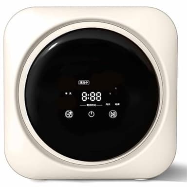 Machine à laver murale automatique, petite machine à laver, sèche-linge, chargement frontal 3 kg, séchage haute température 95 °C, pour dortoirs et appartements de voyage