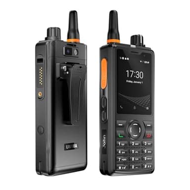 UNIWA F41 Zello Walkie Talkie 4G Téléphone Mobile IP54 Waterproof Rugged Smartphone MT6739 Quad Core 1GB+8GB Android 8.1 GPS SOS PPT 4600mAh POC Dual Camera SIM (F41)