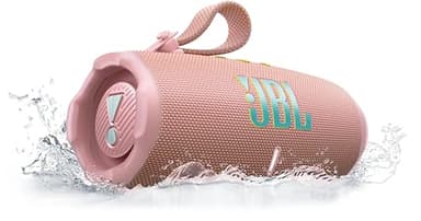 JBL Charge 6, Enceinte Bluetooth Portable sans Fil, 28 h d’autonomie, étanche IP68, résistante à la poussière et aux Chocs, Son JBL Pro avec IA Sound Boost, Connexion Multi-Enceintes Auracast, Rose