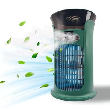 Ventilateur de climatisation portable, alimenté par USB, humidificateur d'air, mini refroidisseur d'air personnel, ventilateur de refroidissement ultra silencieux pour famille, voyage, bureau