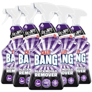 CILLIT BANG Lot de 5 Pistolets Nettoyant Surpuissant Anti-Moisissures - 750 ml