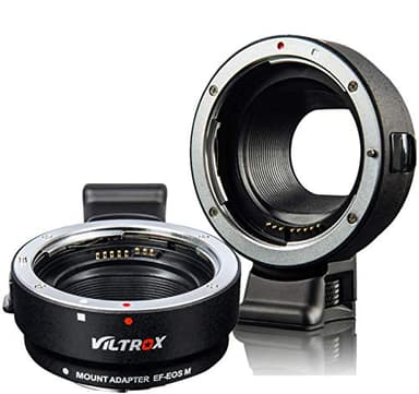 VILTROX EF-EOS M Adaptateur de monture d'objectif électronique Auto Focus EF-M Adaptateur Canon EOS EF/EF-S vers Canon EOS M Mount (EF-M) Appareil photo EOS M100 M50 M2 M3 M10 M6 M5 II M200