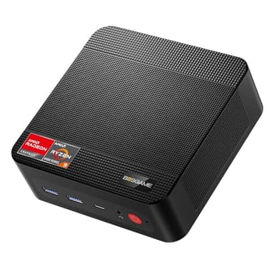 BOSGAME P3 Windows 11 Pro Gaming-PC, AMD Ryzen 9 6900HX, 8 Kerne 16 Threads BIS zu 4.9 GHz, 32 GB DDR5 RAM, 1 TB PCIe 3.0 SSD, 4K@60Hz Triple Display, USB4.0, 2.5G LAN