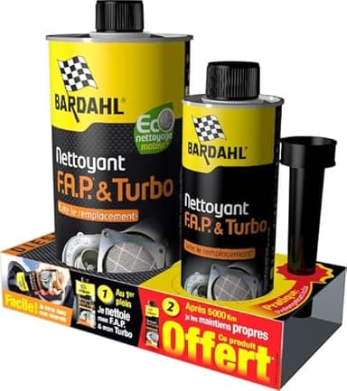 Lot nettoyant FAP et Turbo BARDAHL 1L+300ml offerts (bidon)