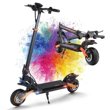Kukirin Trottinette Electrique Adulte,Moteur 1000W,Batterie 48V 15.6Ah,Autonomie 60KM,Double Suspension,Double Frein,Double Amortisseurs,10'' Pneus,Charge Max 150KG,G2PRO
