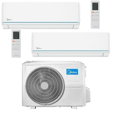 Climatiseur Midea Dual Split Inverter série EVOLUTION 9+9 M2OG-14HFN8-Q R-32 Wi-Fi READY A++A+