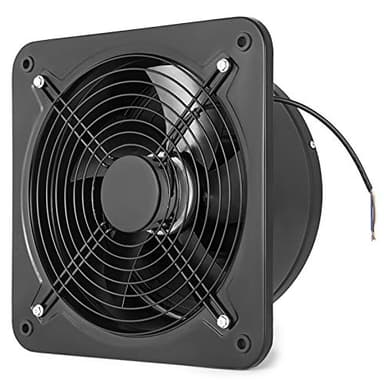 VEVOR Ventilateur d'Extraction 300 mm 107W, Extracteur d'Air Industriel Commercial, Ventilation Murale en Métal, Ventilateur Aspiration Volume d'Air 2850 m³/h, Ventilateur Silencieux, Atelier