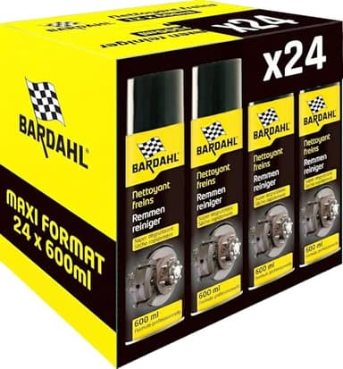Dégraissant nettoyant freins BARDAHL 600ml (lot x24)