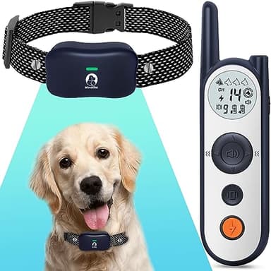 MIMOFPET Clôture Électronique pour Chien,8M à 1050M Ajustable Clôture pour Chien,Résistant à L’Eau Collier de Dressage pour Chiens de Moyennes et Grandes (Clôture Électronique)
