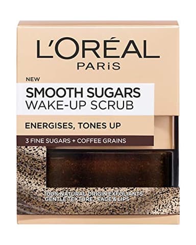L'Oreal Paris Smooth Sugar Wake-Up Coffee Gommage visage et lèvres 50 ml