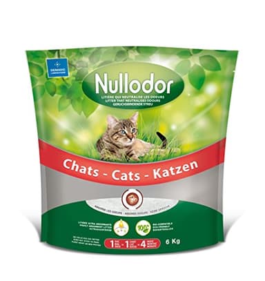 Nullodor Litière en Silice pour Chat 6 kg
