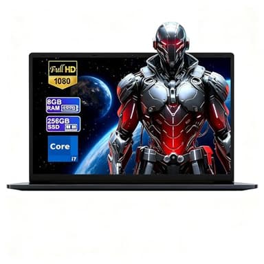 PINSTONE Ordinateur Portable Core i7 (Up to 3,1 GHz) 14,1 Pouces FHD IPS Computer 8Go RAM 256Go SSD Laptop PC WiFi5 Bluetooth4.2 USB3.0 * 3 PC Portable Interface Ethernet Port HDMI durée 4500 MAH