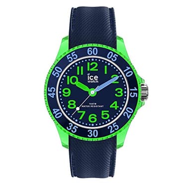 ICE-WATCH - Ice Cartoon Dino - Montre Bleue pour Garçon avec Bracelet en Silicone - 018931 (Extra Small)