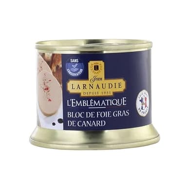 Jean Larnaudie Bloc de Foie Gras de Canard - La boite de 150g