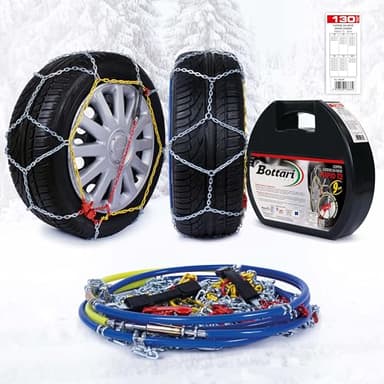 Bottari [Goodyear] 18833 "Rapid T2" Chaines à neige 9 mm, Taille 130, Compatibles ABS et ESP