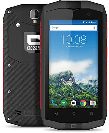 Crosscall Trekker-M1 Core Smartphone Portable Débloqué 4G (Ecran: 4,5 Pouces - 16 Go - Double Micro-SIM - Android) Noir/Rouge