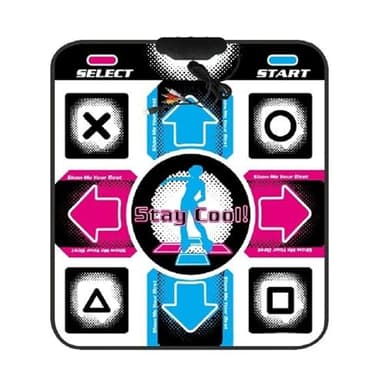 Tapis de danse - Tapis de danse USB antidérapant et sensible - Tapis de jeu interactif - Tapis de jeu de danse électronique - Tapis de jeu pour PC, ordinateur portable, jeu vidéo - Intérieur et